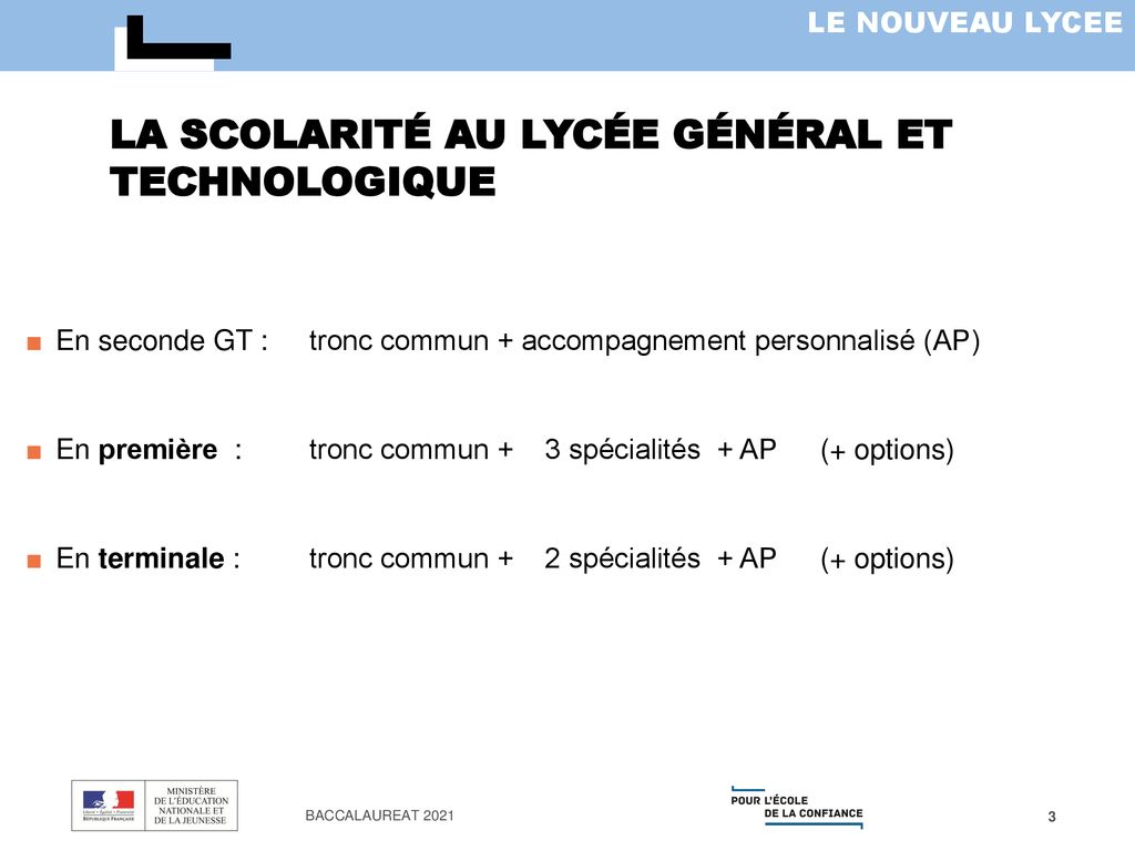 Sommaire Le Nouveau Lyc E La Seconde G N Rale Et Technologique Ppt